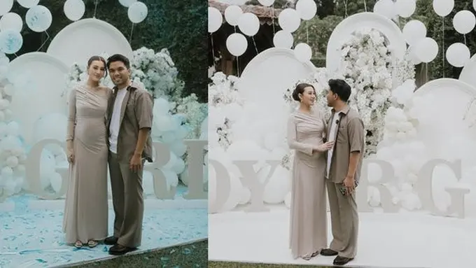 Potret Mesra Aaliyah Massaid dan Thariq Halilintar di gender reveal. (instagram/aaliyah.massaid/thariqhalilintar)
