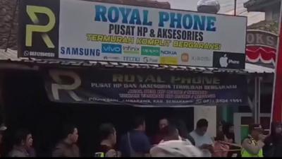 Di Ambarawa, Konter HP Penuh Bercak Darah; Polisi Selidiki Hilangnya Pemilik