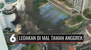 Ledakan hingga kepulan asam hitam terjadi di Mal Taman Anggrek, Jakarta Barat. Polisi memastikan ledakan bukan berasal dari bahan peledak atau bom.