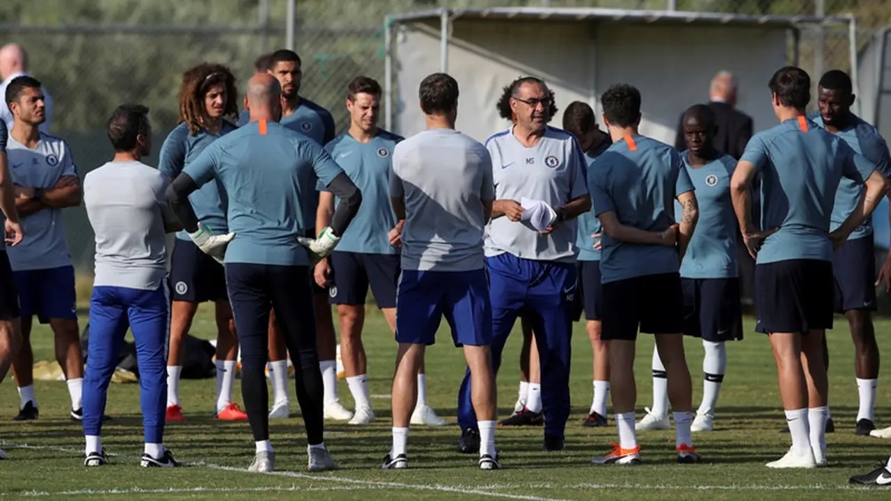 Manajer Chelsea, Maurizio Sarri.