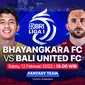 Saksikan Keseruan Big Match BRI Liga 1 Malam Ini di Vidio  : Bali United Vs Bhayangkara FC