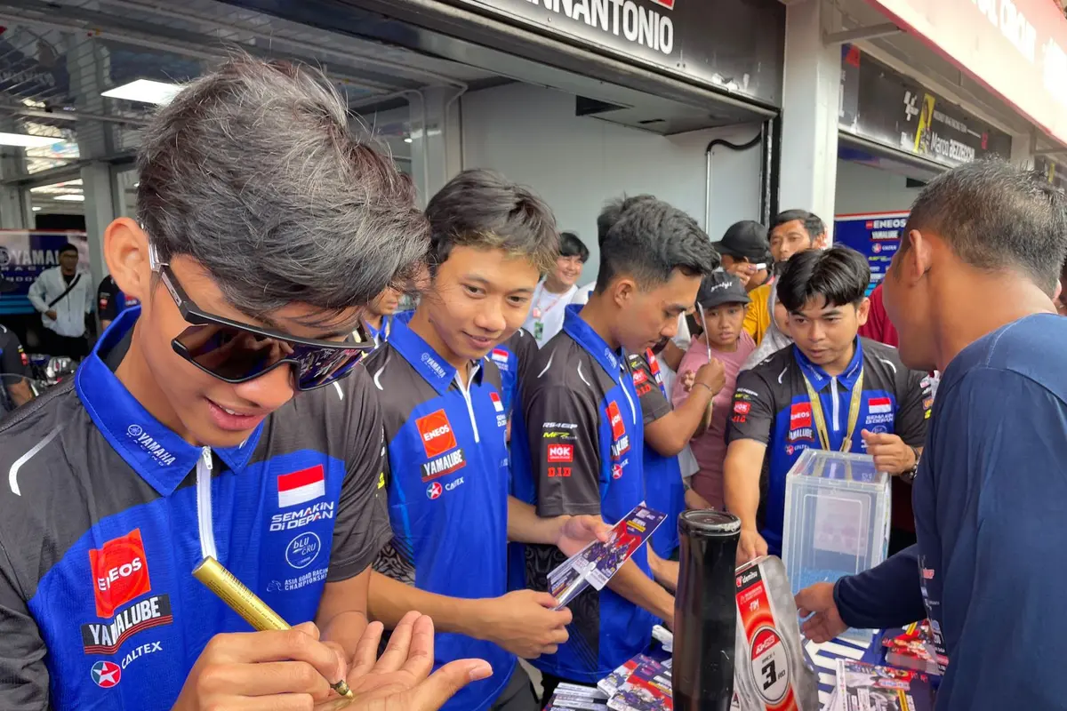 Kemeriahan ARRC 2024, Saat Para Rider Yamaha Racing Indonesia Diserbu ...