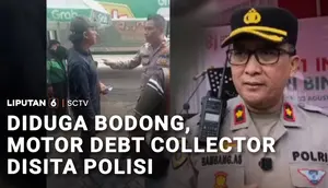 Diduga Bodong, Motor Debt Collector Disita Polisi