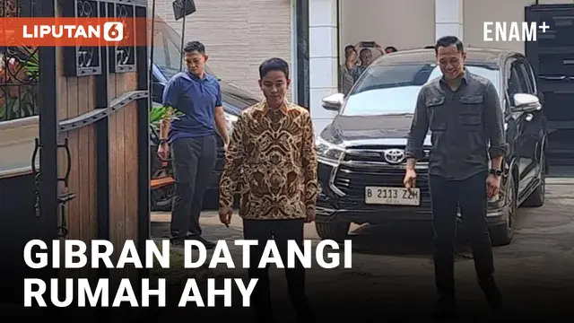 VIDEO: Temui AHY, Gibran Enggan Berkomentar