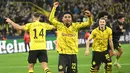 Kemenangan Dortmund memperpanjang rekor tak terkalahkan mereka di kandang dalam Liga Champions menjadi 10 pertandingan. (INA FASSBENDER / AFP)