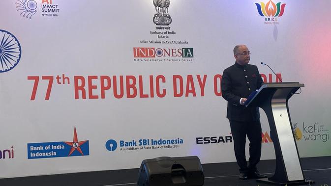 Dubes India Soroti Hubungan Multidimensi dengan Indonesia dalam Perayaan Hari Republik ke-77