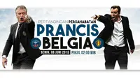 Laga persahabatan Prancis vs Belgia (Liputan6.com)