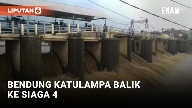 Bendung Katulampa Balik Siaga 4