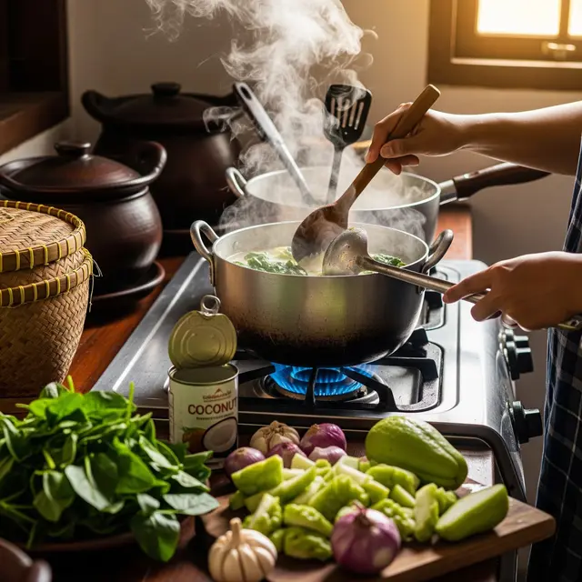 Resep Sayur Bobor Bayam Labu Siam
