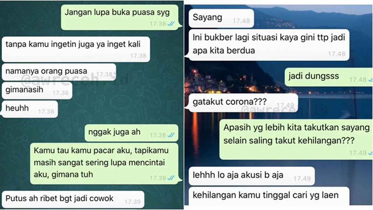 6 Chat Balasan Tentang Cinta Ini Jutek Banget, Bikin Sakit Hati
