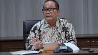 Sekretaris Kementerian Koperasi dan UKM (SesmenKopUKM) Arif Rahman Hakim, dalam konferensi pers, Senin (24/10/2022). (Dok KemenkopUKM)