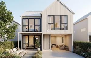 Desain Gambar Rumah Minimalis 2 Lantai (Gemini AI)