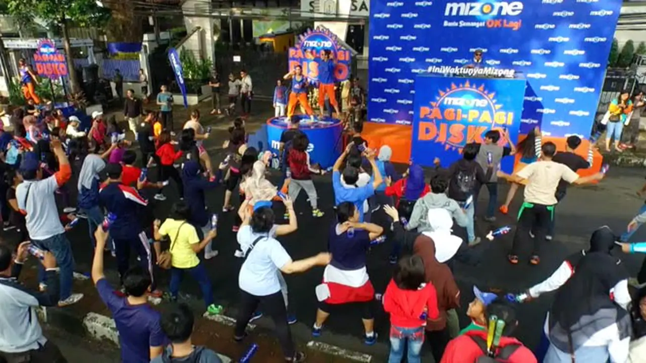 Semangat Anak Muda Bandung Terpancar di Pagi - Pagi Disko