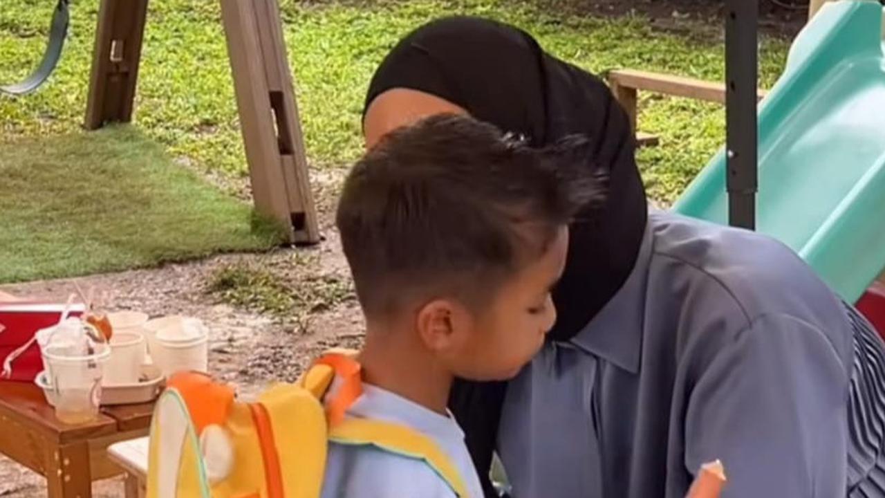 Lama Tak Jumpa, Kiano Anak Baim Wong Langsung Cium Paula Verhoeven saat Bertemu di Sekolah