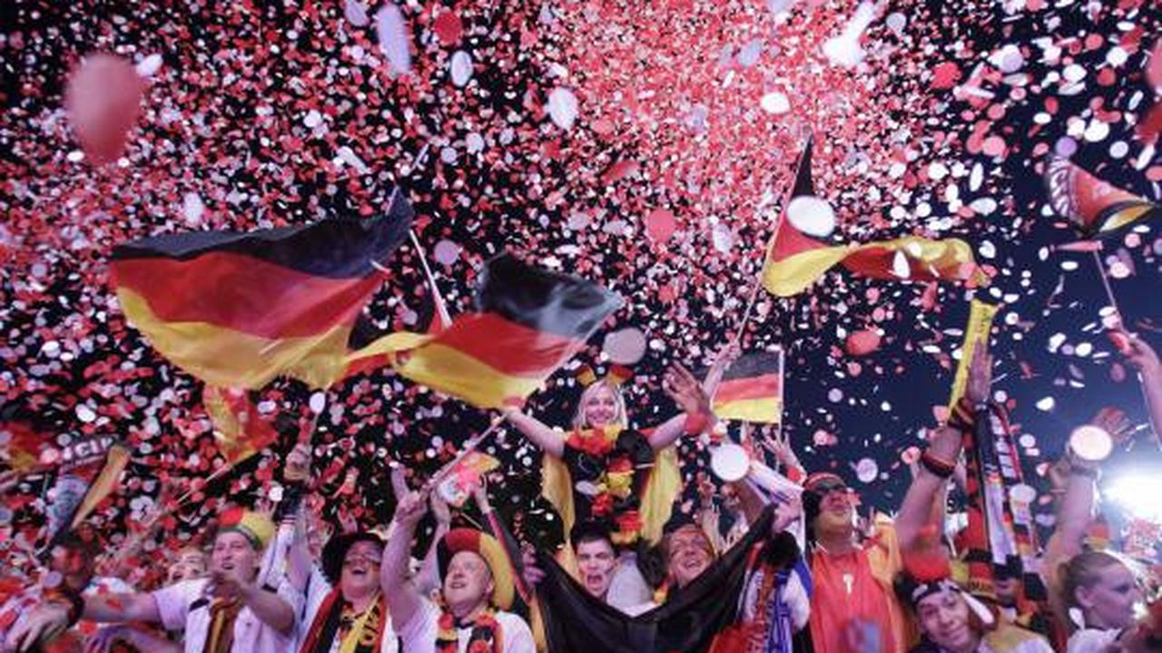 Ekspresi fans Jerman tiap gol