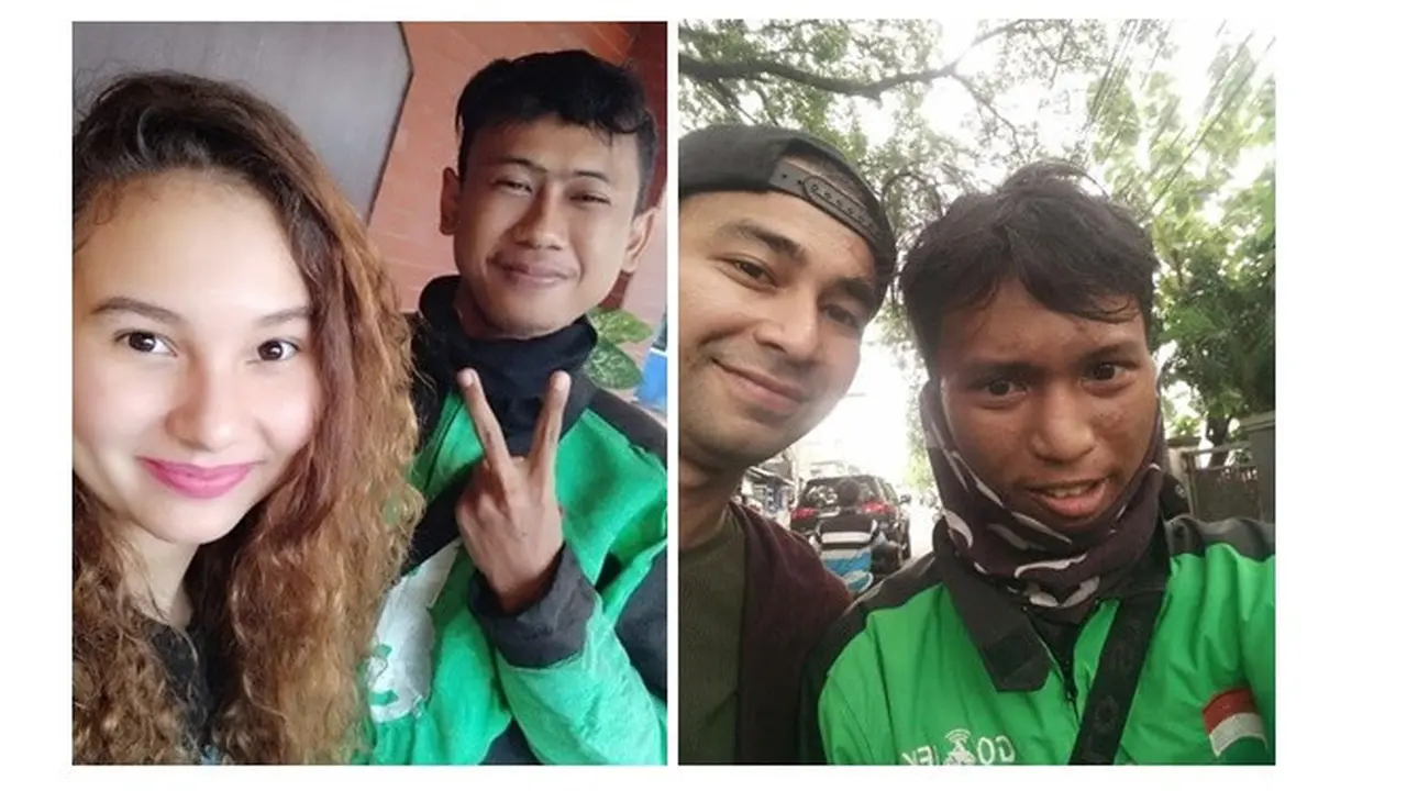 Ojol sama artis (Sumber: Instagram/gojek24jam)