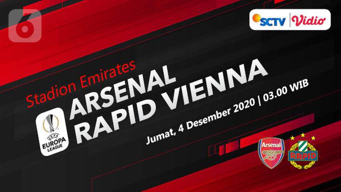 Arsenal vs Rapid Vienna (Liputan6.com/Abdillah)
