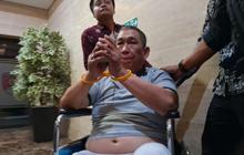 Tatapan Kosong, Tangan Dibelenggu Kabel Tis, Begini Kondisi Ko Erwin Usai Ditangkap di Tanjung Balai