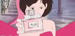 Miss Dior hadirkan pesona feminin yang unik dalam versi anime (YouTube Christian Dior)