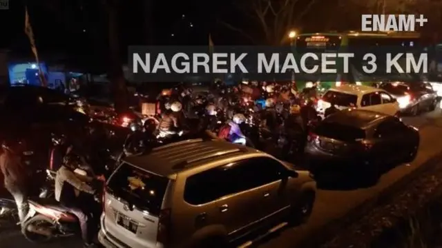 ENAM PLUS: Jalur Selatan Macet 3 Km di Nagreg 