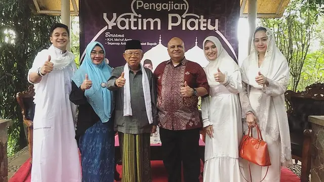 Adly Fairuz Ternyata Cucu Ma'ruf Amin, Ini 5 Potret Kebersamaannya