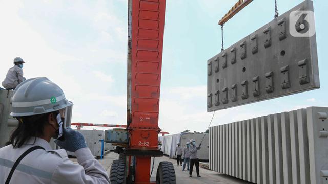 Produksi Bantalan Rel Kereta Cepat Jakarta- Bandung Rampung Dikerjakan-Herman