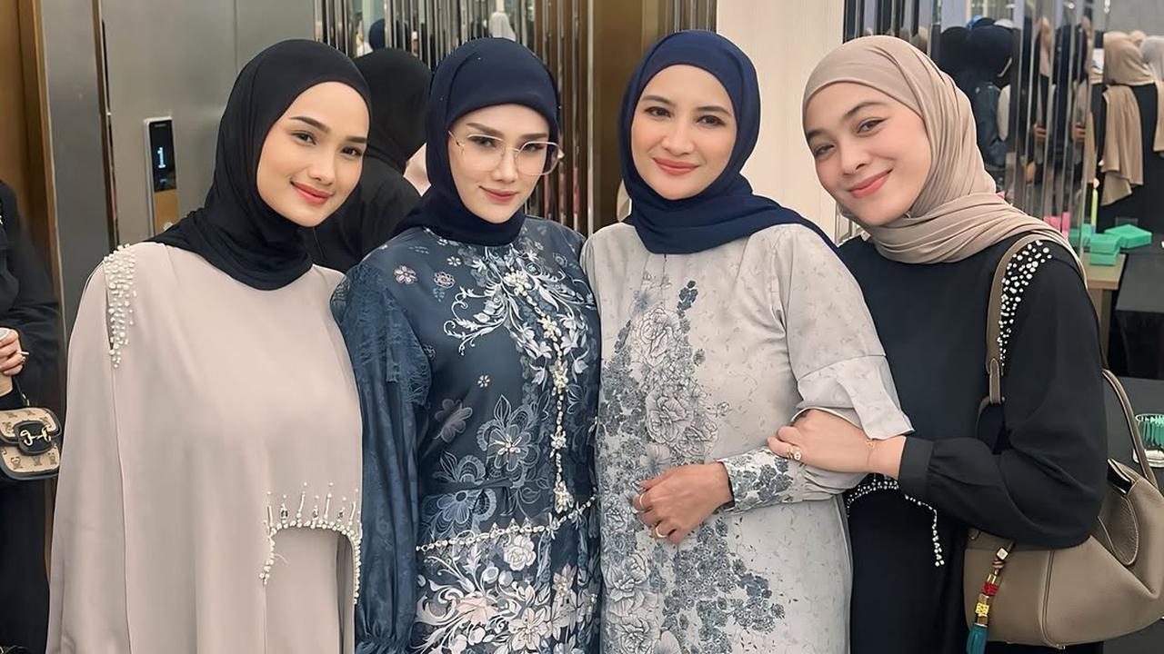 7 Potret Faby Marcelia Bareng Sederet Seleb Berhijab, Senang Bisa Kumpul dengan Circle Positif