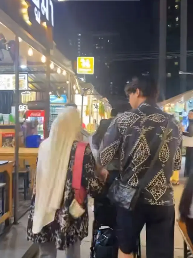 Liburan Dinda Hauw dan Rey Mbayang di Thailand