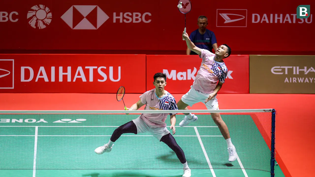 Foto: Fajar/Rian Menang Straight Game di Babak Perempat Final Indonesia Masters 2025