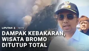 Kebakaran Meluas ke Empat Kabupaten, Wisata Bromo Ditutup Total