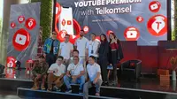 Peluncuran paket bundling YouTube Premium dari Telkomsel, paket ini dibanderol Rp 49 ribu per bulan. (Liputan6.com/ Agustin Setyo Wardani)