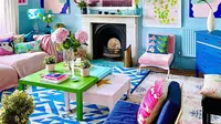 Perempuan di Inggris, Anna Jacobs, menyulap apartemennya jadi penuh warna. (dok. Instagram @annalysejacobs/https://www.instagram.com/p/CDniRTrnEml/