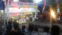 Dragbike Pertamina di Senayan berlangsung seru (Liputan6.com/Defri Saefullah)