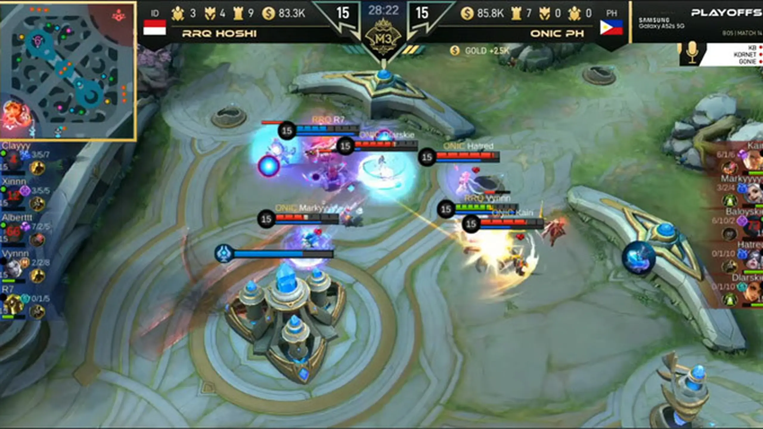 Hasil Pertandingan RRQ Hoshi vs Onic PH di M3 World Championship