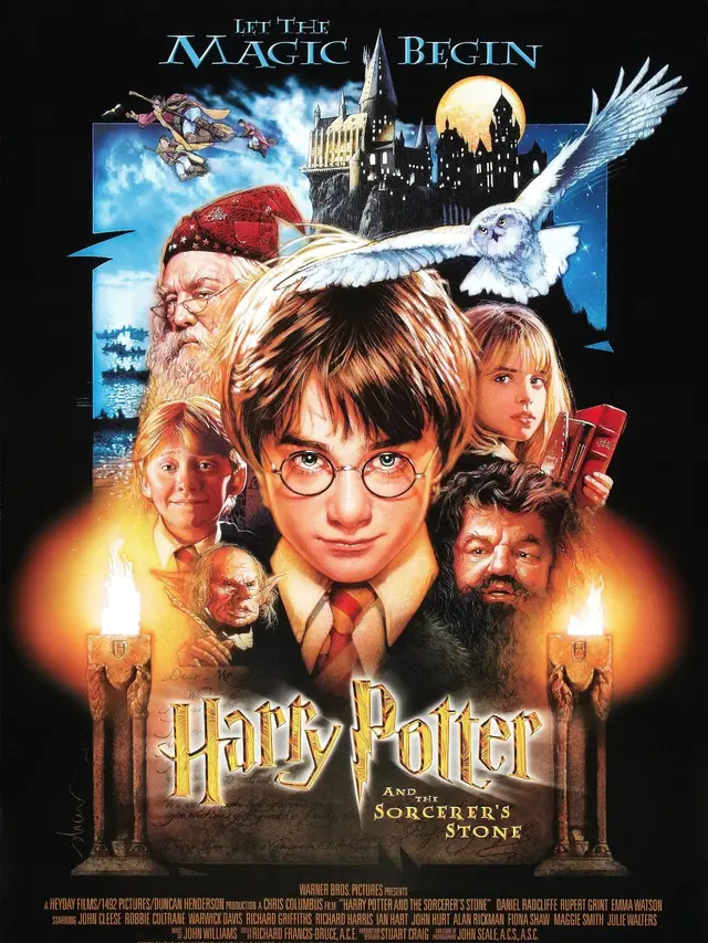 Poster film Harry Potter and the Sorcerer's Stone. (Foto: Dok. Warner Bros. Pictures/ IMDb)