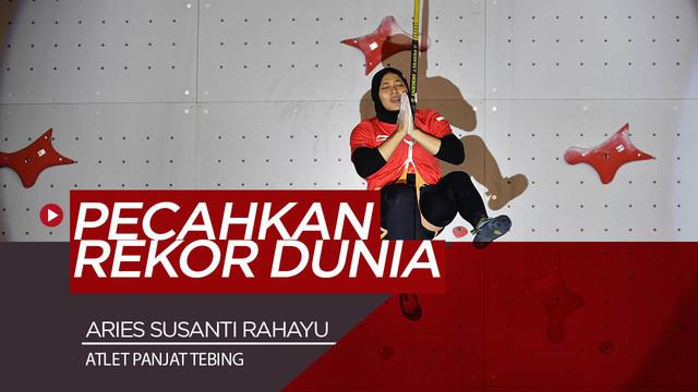 Berita Video Momen Membanggakan Saat Aries Susanti Pecahkan Rekor Dunia Panjat Tebing