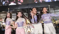 Sisipkan Bahasa Isyarat dalam Koreografi, Girlband Cilik Glitter Panen Pujian. Foto: Tangkapan layar Instagram @glitzofficial_.