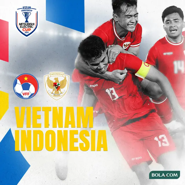 Pertandingan Vietnam vs Timnas Indonesia pada 15 Desember 2024, Disiarkan Langsung di RCTI dan GTV