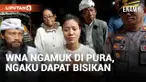 Dapat Bisikan Gaib, WNA Korsel Ngamuk di Pura Goa Raja