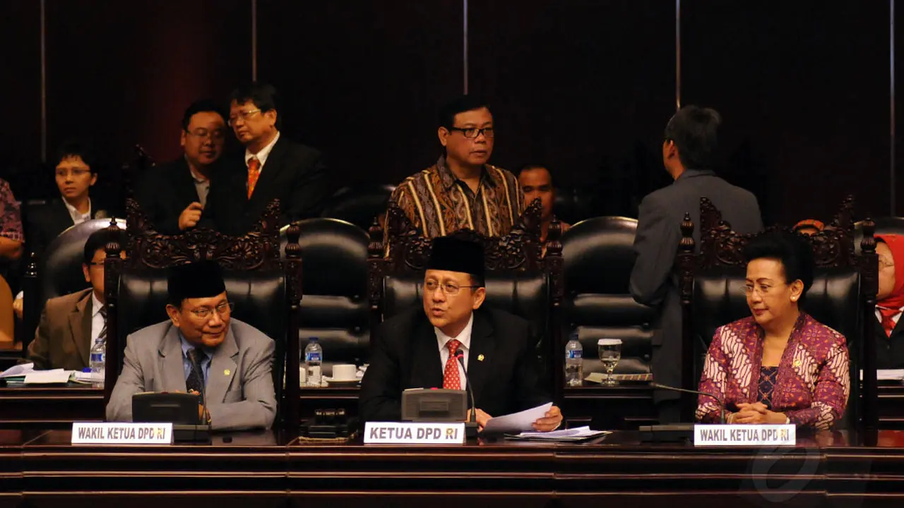 Irman Gusman Kembali Pimpin DPD RI