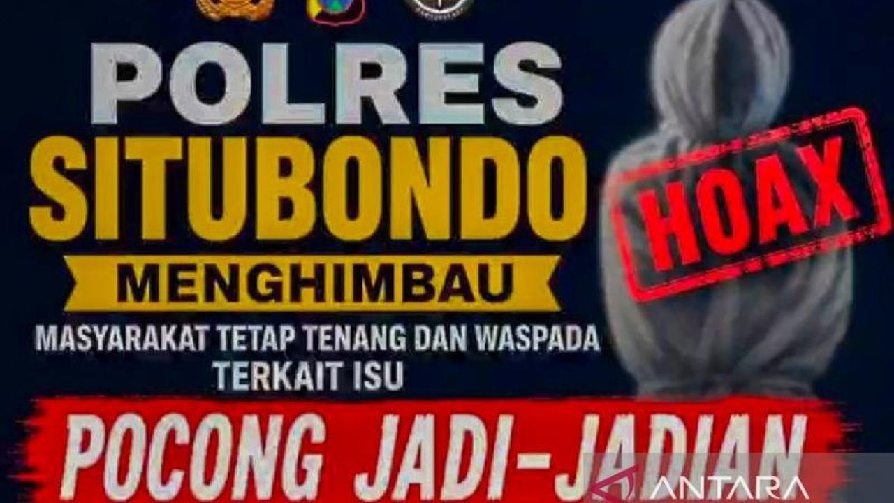 Polres Situbondo Imbau Masyarakat Tak Mudah Percaya Isu Teror Pocong Viral