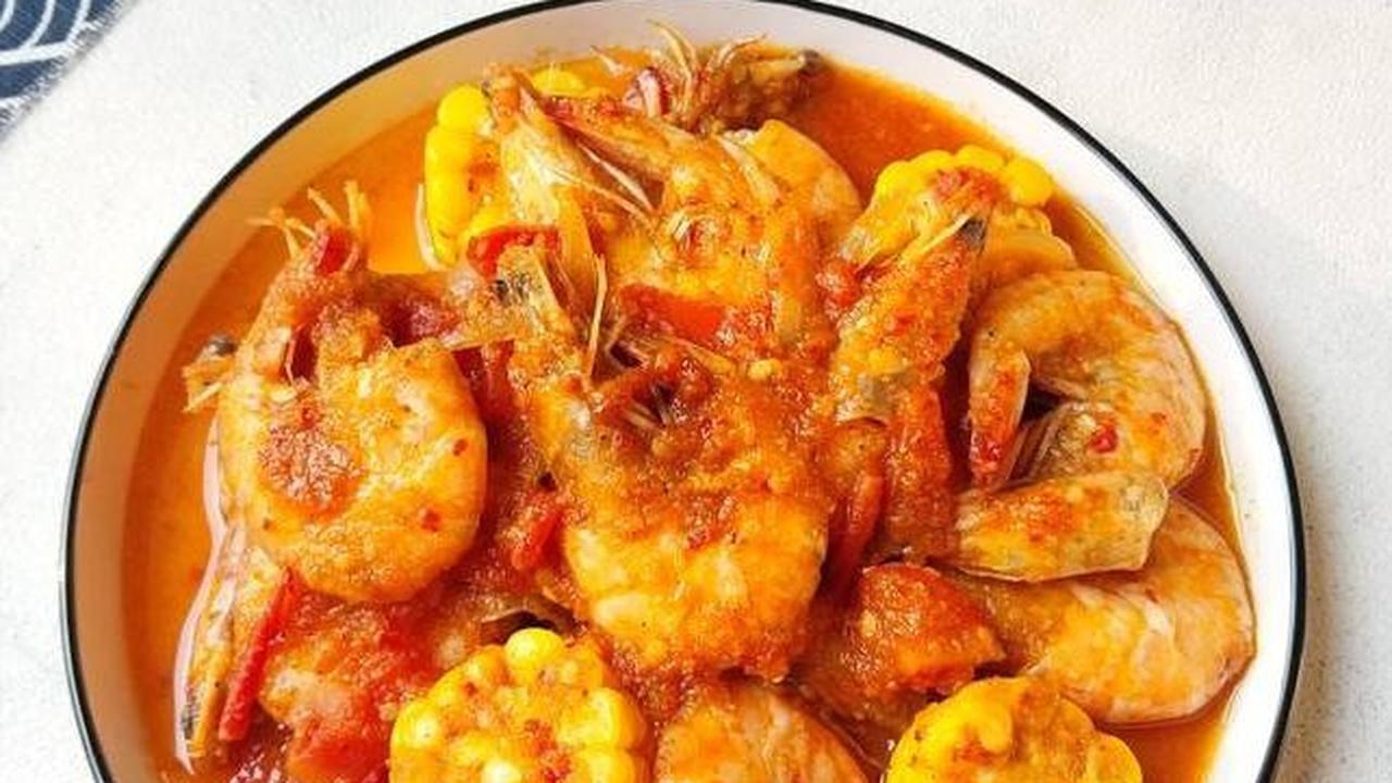 Resep Udang Saus Padang Jagung