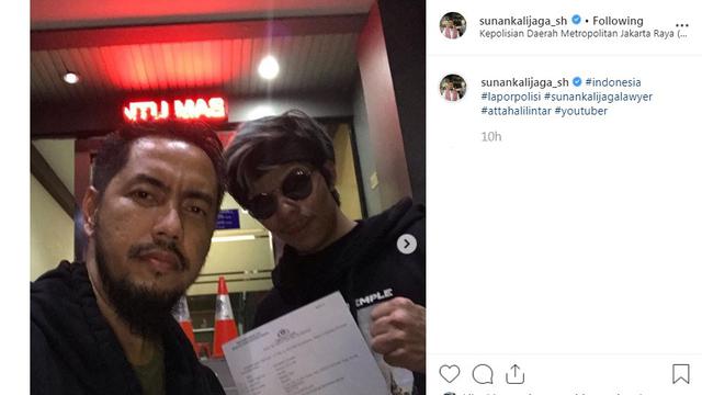 Atta Halilintar bersama Sunan Kalijaga (Foto: Instagram/@sunankalijaga_sh)