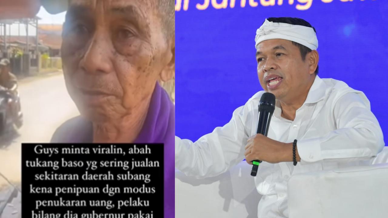 Tega Banget! Pria Ngaku Dedi Mulyadi Tipu Abah Tukang Bakso, Tuker Rp500 Ribu Ngasih Rp2 Juta Ternyata Uang Palsu