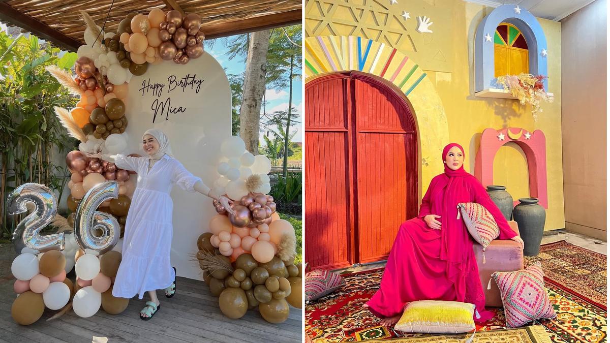 7 Model Gamis dan Setelan Hijab ala Kesha Ratuliu, Gaya Menawan untuk Ibu Muda