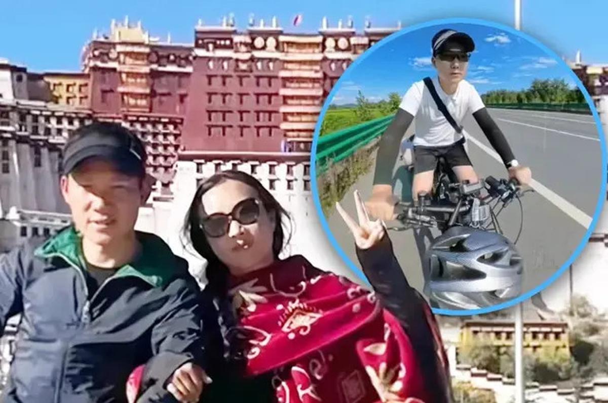 Pria Ini Nekat Bersepeda 4.400 Km Demi Rujuk dengan Istri, Kisahnya Dramatis
