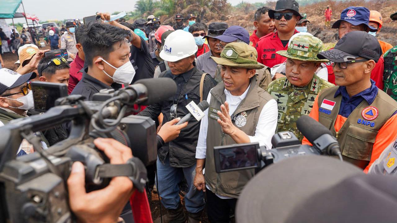 Riau Jadi Contoh Penanganan Karhutla Secara Kolaboratif