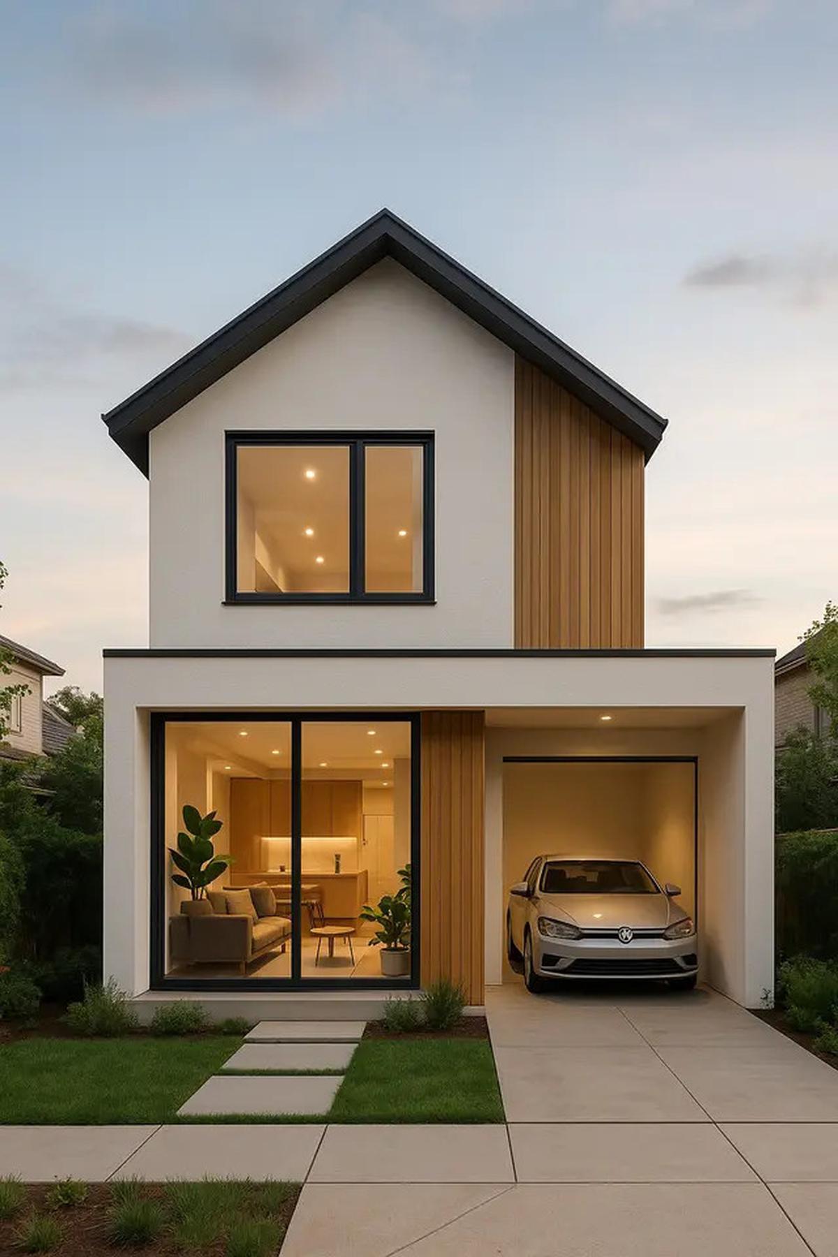 5 Model Rumah Kecil tapi Mewah 2 Lantai, Minimalis dan Hemat Ruang