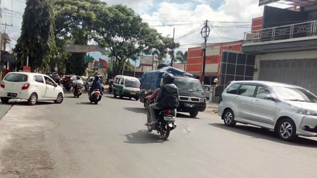 Kondisi Lalu Lintas Arus Balik Libur Tahun Baru 2018 di Garut