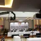Suasana rapat pleno rekapitulasi suara di KPU, Senin (20/5/2019) malam. (Liputan6.com/Muhammad Radityo)